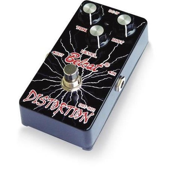 Pédale Overdrive/Distorsion JF-02 – Son Riche Et Chaud Style Tube, True Bypass, Métal Robuste, LED Indicateur Pour Guitare Électrique