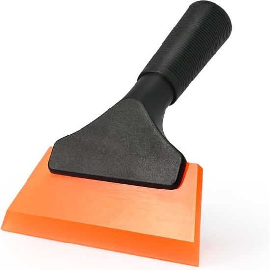 TESNN Raclette à Vitres Multifonction En Silicone Pour Salle De Bain Porte Miroir Douche Fen Tre Verre Pare Brise Voiture Grattoir Rouge
