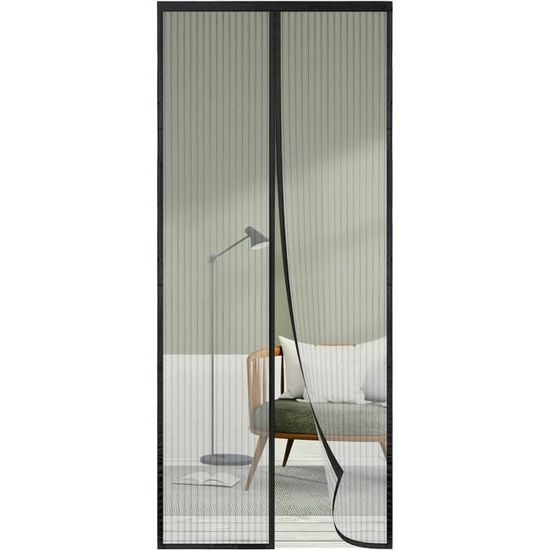 Moustiquaire Fenêtre Porte AimantéE 200x100 Cm, Facile à Installer Sans Percer Moustiquaire Porte AimantéE Anti Insecte Mouche Pour Enfants Et Animaux