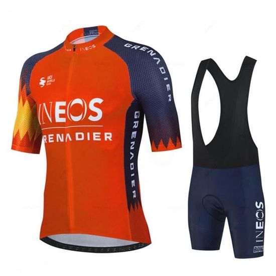 Maillot Cyclisme Homme Manches Courtes - Respirant, Séchage Rapide - 100% Polyester