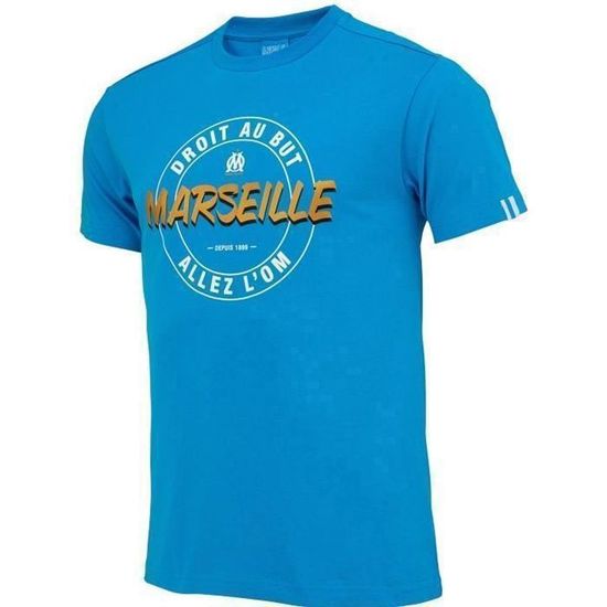 T-Shirt OM Olympique De Marseille Collection Officielle - Enfant Garçon Coton