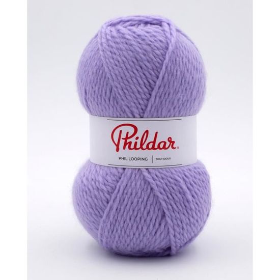 2 Pelotes De Laine Rustique Naturelle Phildar – 100g Chaque, Beige Clair, Aiguille 5/6