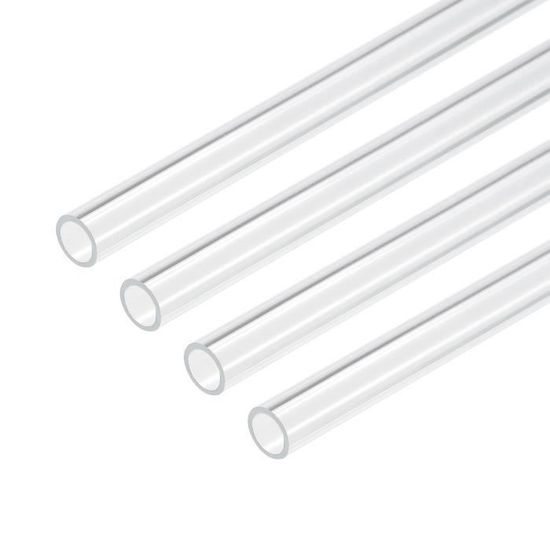 Produktbild von Transparentes PVC-Rohr (10mm ID, 12mm OD, 305mm) – Acryl-Kunststoffrohr Für Lampenbau, Möbel & DIY