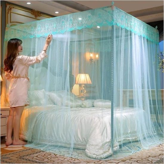 Rideaux à Baldaquin King - 4 Poteaux D'angle - Décoration De Lit