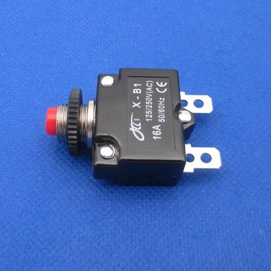 Lot 5 Disjoncteurs Thermiques Compresseur 12A 15A 17A - Protection Surcharge Réinitialisable Manuel