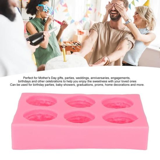 Bol En Silicone Réutilisable Rose - Pour Masques Faciaux, Préparation Cuisine - Dimensions 12.5x12.5 Cm, Micro-ondes Et Lave-vaisselle Safe