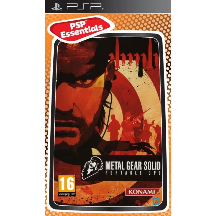 Konami Metal Gear Solid: Portable Ops Essential / Psp