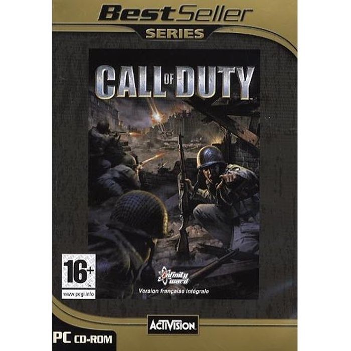 Activision Call Of Duty 1 Best Seller / Jeu PC Cd-Rom