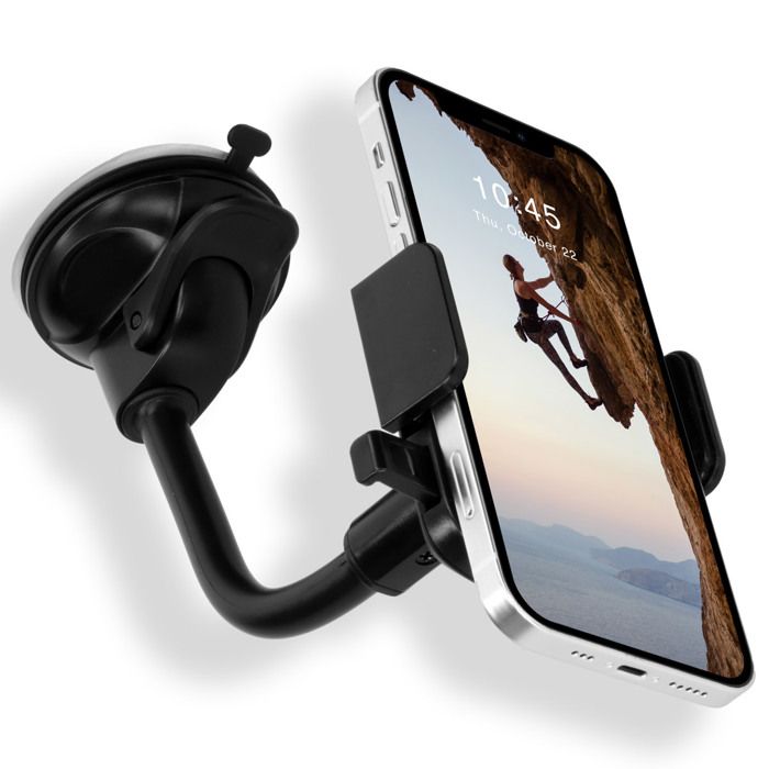 Support de téléphone universel pour pare-brise de voiture Noir Accezz