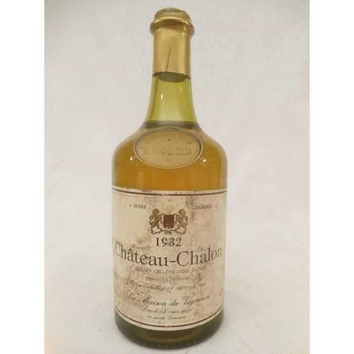 château chalon maison du vigneron vin jaune jaune 1982 - jura france
