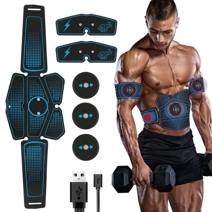 Ensemble complet EMS stimulateur musculaire sans fil formateur Fitness intelligent formation abdo - Modèle: full set - HSJSZHA03894