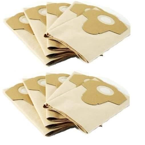 10 Sacs d'aspirateur Parkside - 20 L PNTS 1300 - Coloris Marron 906-05 - Pour aspirateur sec / humide