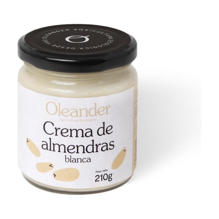 OLEANDER - Crème d'amande blanche bio 210 g de crème