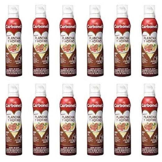 Huile d'olive spéciale Plancha en spray Carbonell 12x200 ML