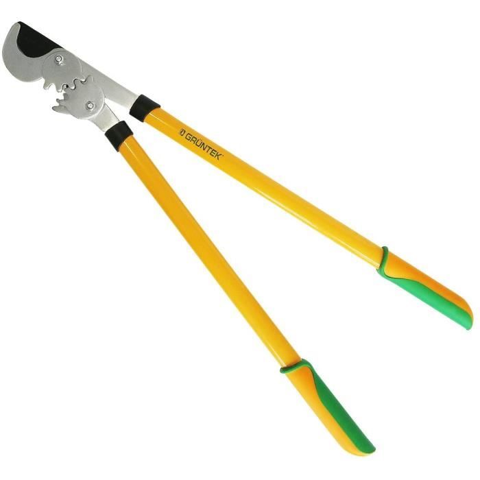 CISAILLE A GAZON lNTEK CoupeBranches Eacutebrancheur 76cm Cisaille drsquoeacutelagage agrave Enclume et deacutemultiplicateur31