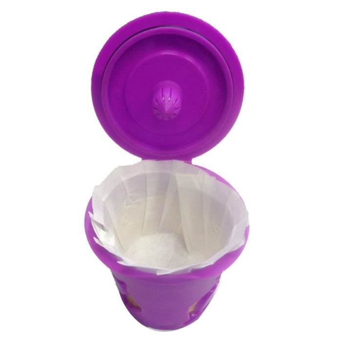 Café Filtres,100 pièces café filtre papier tasse jetable filtre tasse Net filtre papier Capsule filtre café - Type White - S