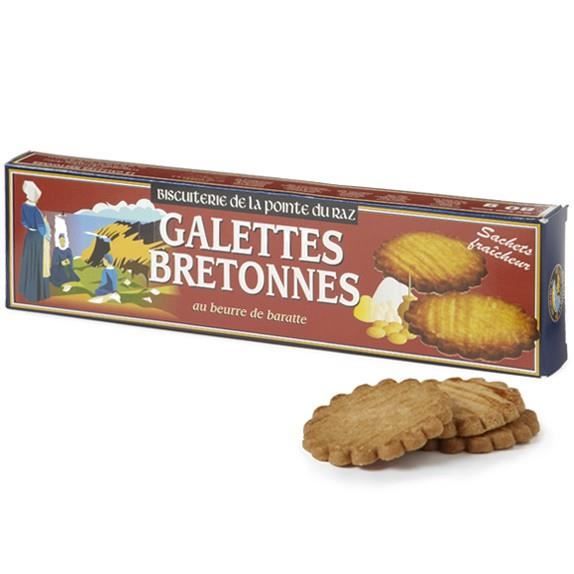 Galettes bretonnes au beurre de baratte, Boîte 80 gr