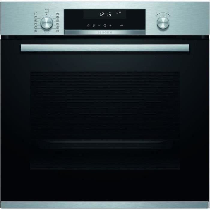 Four intégrable pyrolyse - BOSCH - HBG5780S6 - Inox - 71 L - Home Connect - Classe A