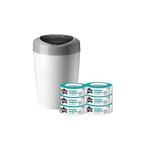 TOMMEE TIPPEE Pack Sangenic SIMPLEE 6 Recharges + bac