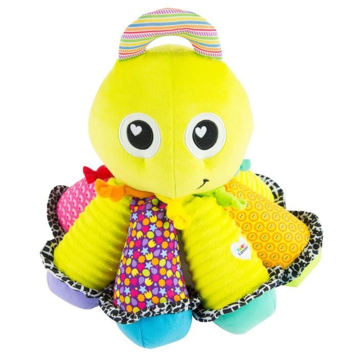 TOMY Lamaze - La Pieuvre Musicale L27027, Jouet Musical, Peluche Bébé, Jouet Bébé Multi-Activités, Jouet d'Éveil Bébé avec Sons,