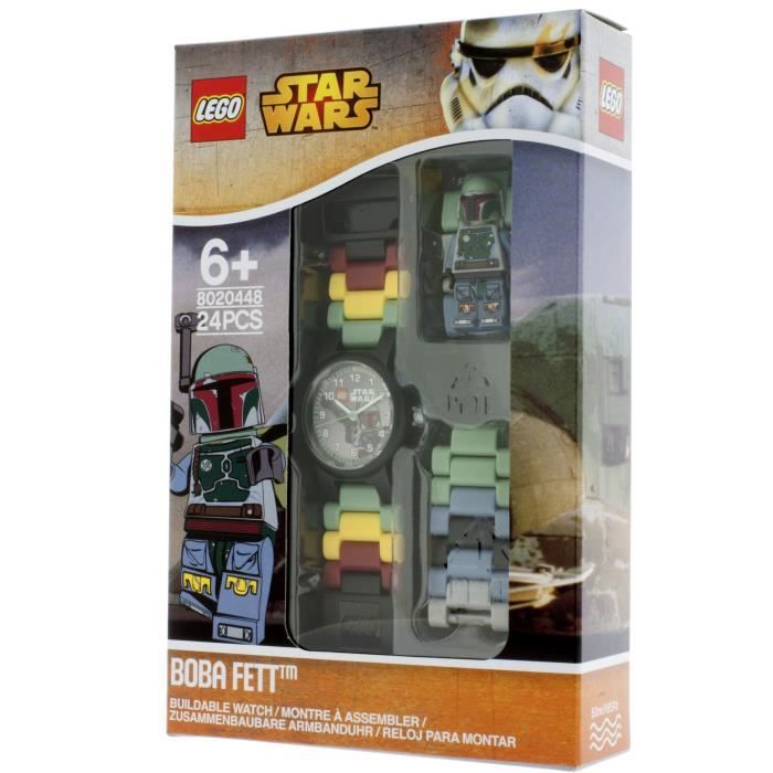 LEGO® Montre-bracelet pour bébé STAR WARS BOBA FETT MINIFIG LINK WATCH
