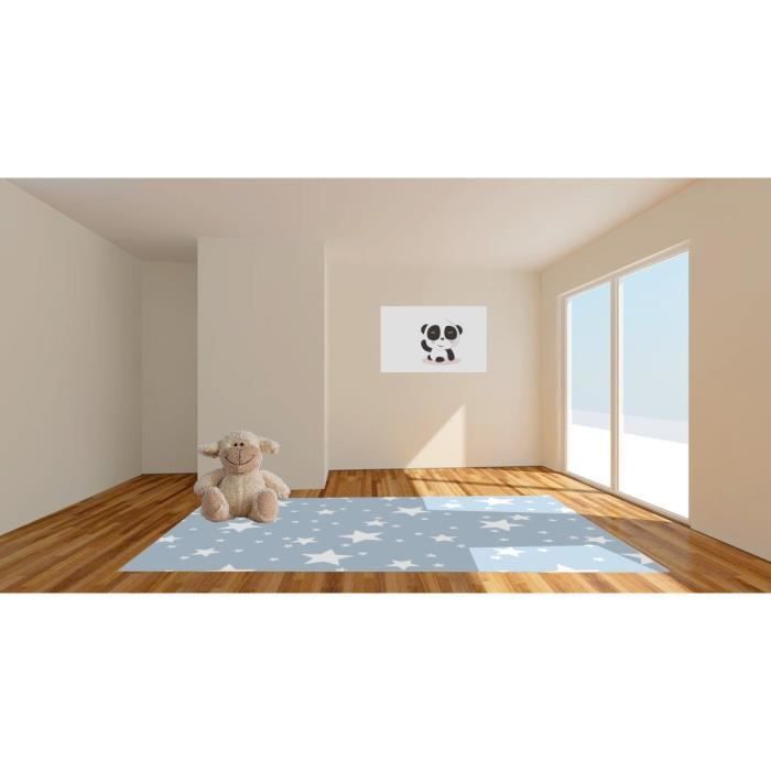 Tapis motif Etoiles Bleu 120x170cm