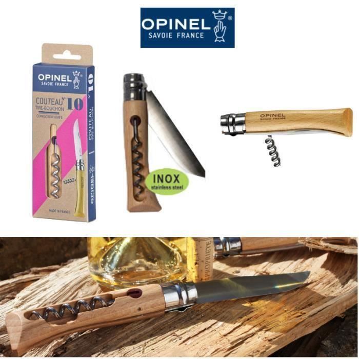 TIRE BOUCHON OPINEL NO 10 Hêtre