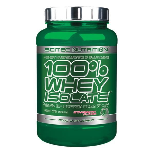 100% Whey Isolate 700 gr FRAISE Scitec Proteine