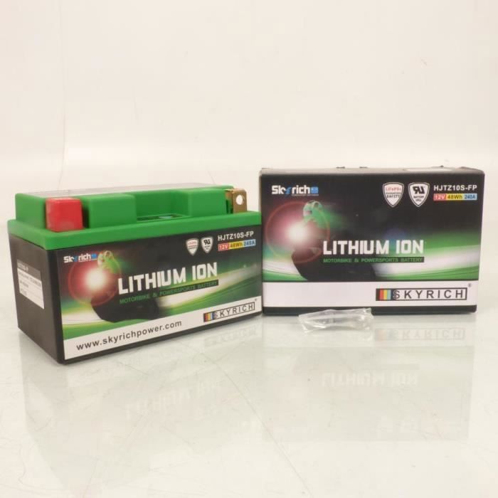 Batterie Lithium Skyrich pour Moto MV Agusta 800 Stradale 2015 à 2016 YTZ10S HJTZ10S-FP / 12V 8,6Ah