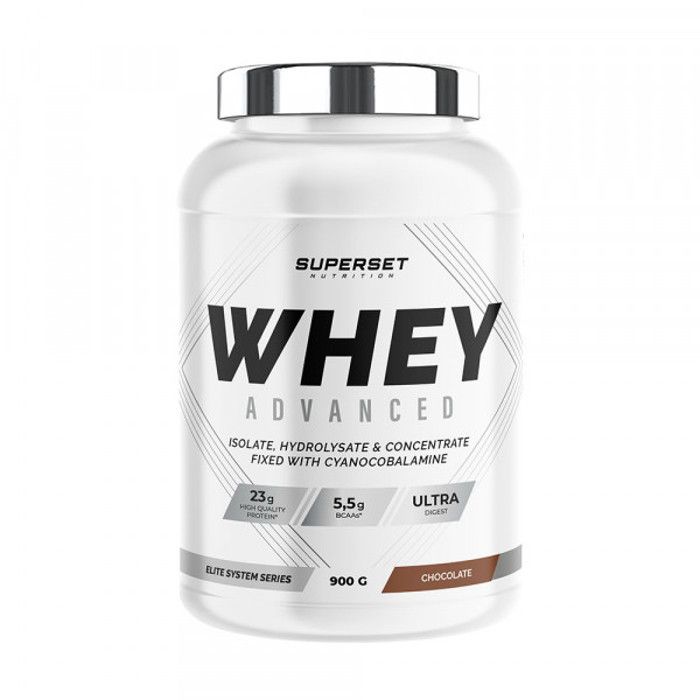 100% WHEY PROTEINE ADVANCED (900gr) | Whey protéine | Chocolat | Superset Nutrition
