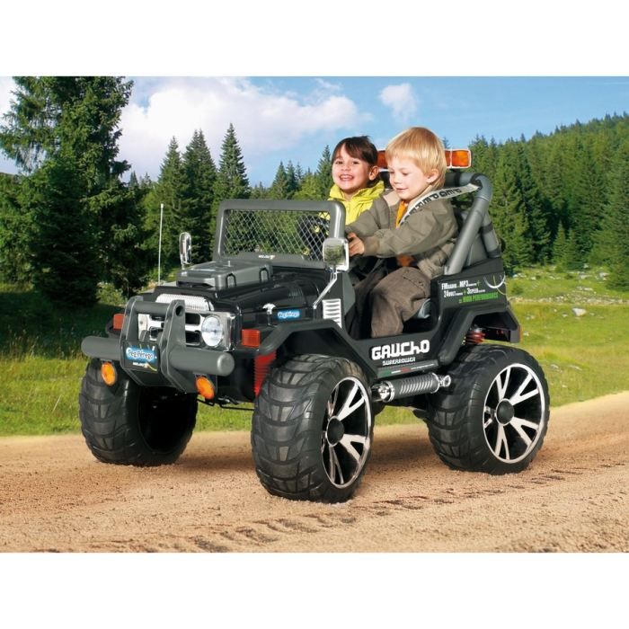 PEG PEREGO Voiture Electrique Enfant 4 X 4 Gaucho Superpower 24 Volts