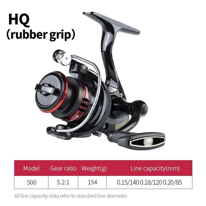 Moulinet Spinning Pêche 4000 – Eau Douce/salée – 10kg Drag, 5.2:1 – NEUF