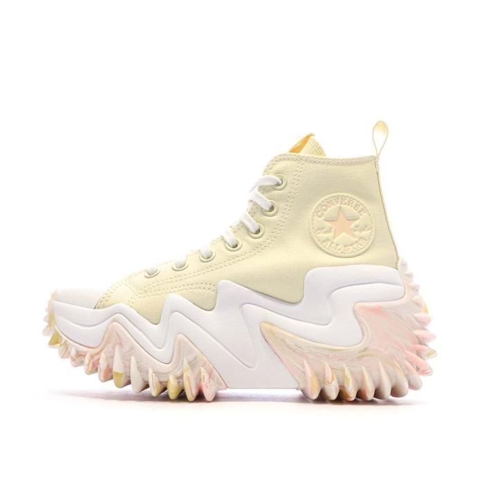 Converse Baskets Jaunes/Roses/Blanches Femme Converse Run Star