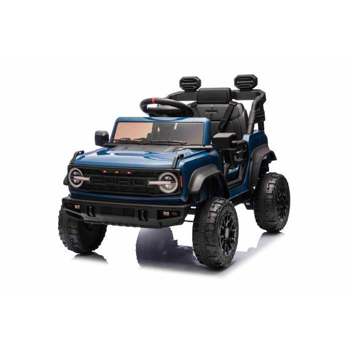 Voiture électrique Ford Bronco avec traction arrière sous licence (siège unique) bleue batterie lithium