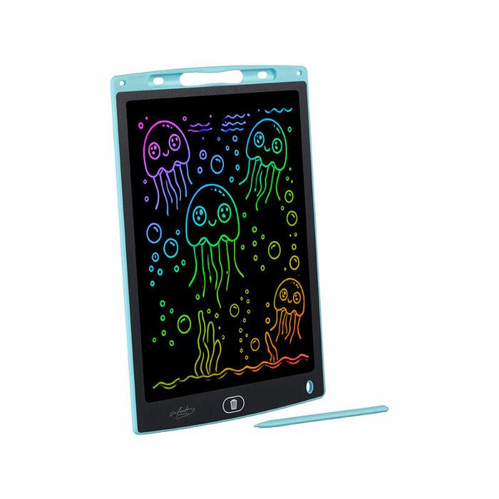 Ardoise tablette LCD 12 - coloris bleu