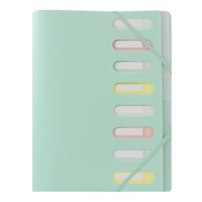 Trieur GRAPHMATE 12 Compartiments Bleu - Pour Classer Documents, Copies, Dossiers - Gain De Place Dans Le Cartable - 7