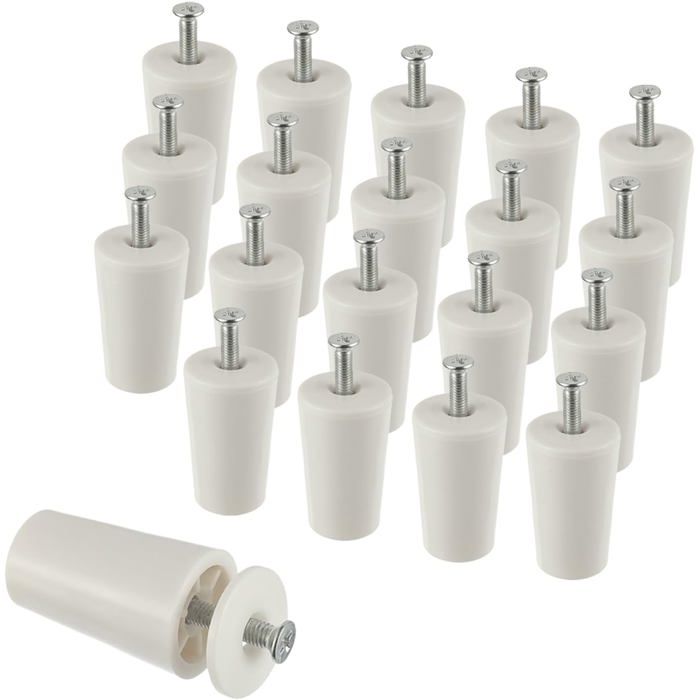 Lot De 10 Butées D’arrêt Blanche, 40 Mm, 10 Pièces Avec | FindTheDeal