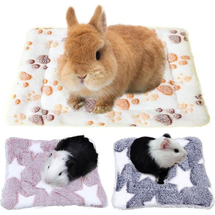 Comparer les prix de Petits coussins pour animaux tapis de lapin petits coussins de couchage en peluche pour animaux matelas de hamster KIT HABITAT