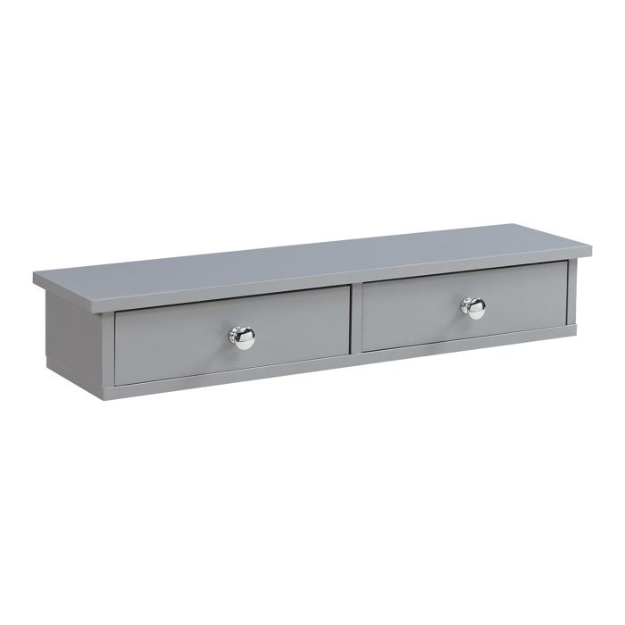 Étagère murale Geeste 10 x 60 x 15 cm gris clair