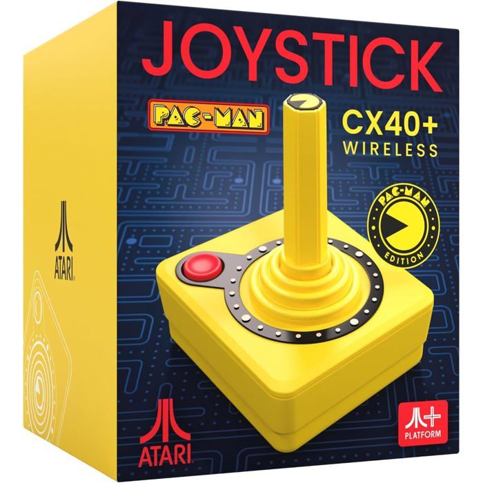 Pac Man CX 40+ Joystick sans fil Jaune - vue 1