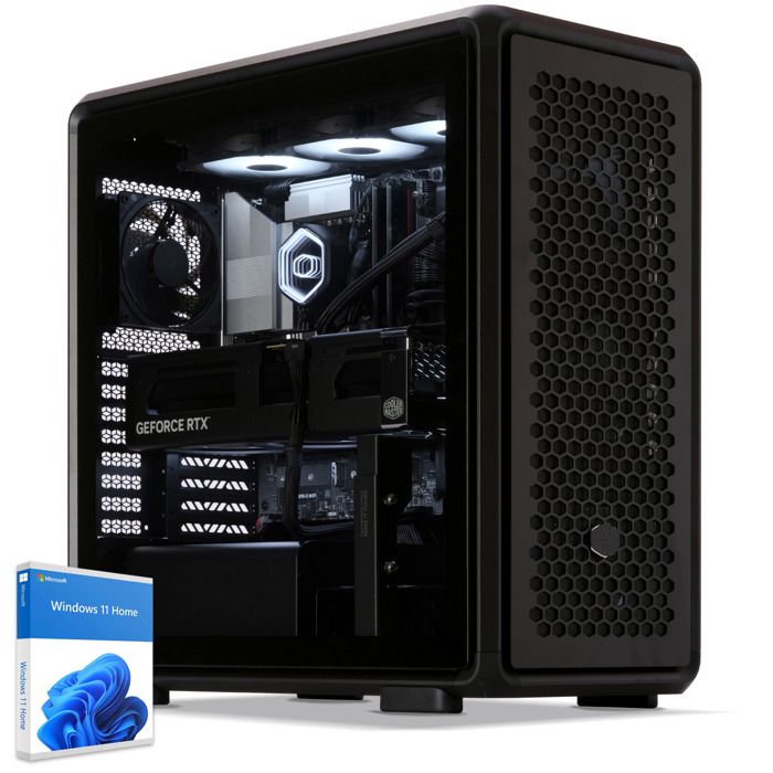 Sedatech PC Gamer Pro Watercooling Full Vision • AMD Ryzen 5 • RTX5070Ti • DDR5 • SSD .2 • Windows 11 - vue 1