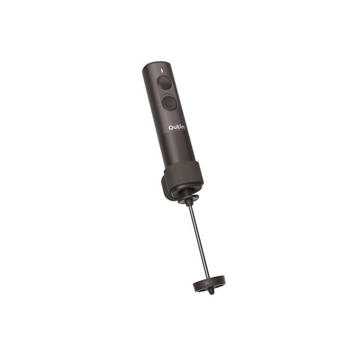 Mousseur à lait électrique portable - OUTIN - OTMF-LG-01 - Rechargeable - Fouet en maille - Étui de voyage
