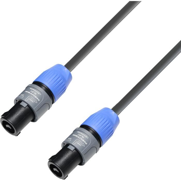 Câble Audio Speakon Vers Speakon Neutrik - Cable Klotz 1.5 Mm² 2 Conducteurs - Longueurs Multiples