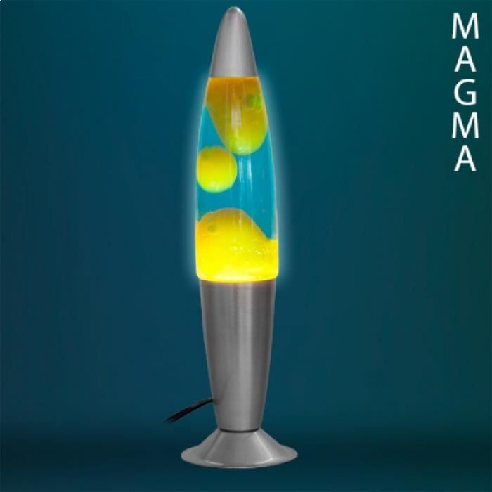Lampe à Lave Magma fusée bleu - Cdiscount Maison