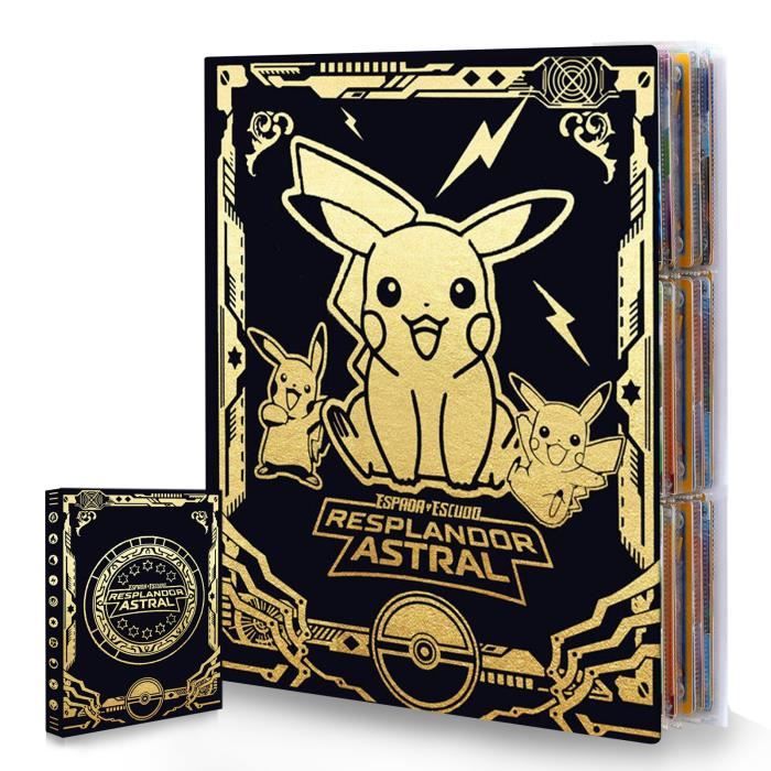 Classeur pour Pokémon Cartes Classeur Carte Livre Carte Album Carte 480  Pochette Carte 60 Pages Carnet Carte Range Porte Carte pour Pokemon Cartes  à Collectionner, Rouge
