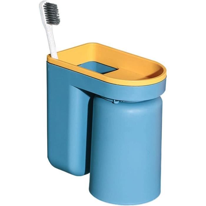 Porte-gobelet,Lot de 2 Brosse à Dents Support Mural adhésif Acier Inoxydable Porte-gobelet pour Salle de Bain,acier inoxydable 304 - Maison