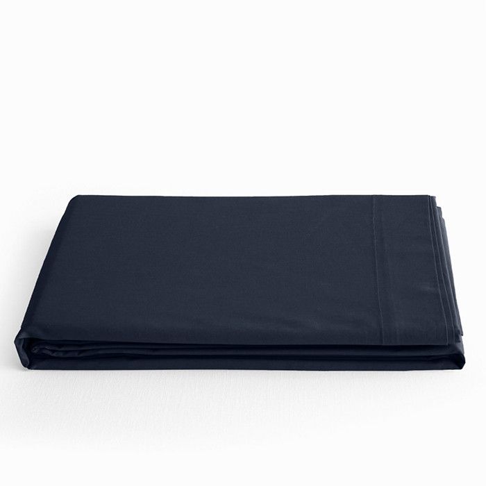 Drap plat Prémium pour lit 1 place & 2 places - 180x290 - Prémium Bleu Nuit Drap plat Prémium pour lit 1 place & 2 places - 180x290 - Prémium Bleu Nuit