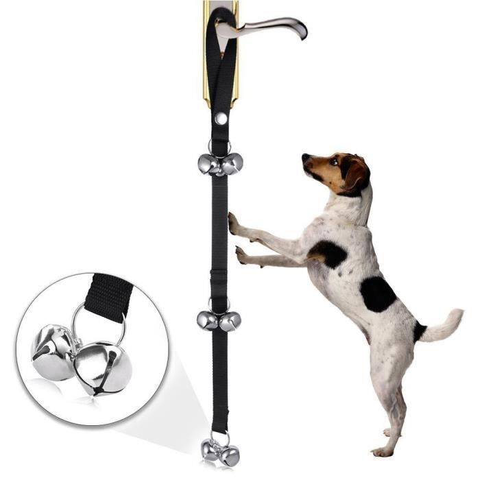 Sonnettes De Chien Pour L Entraînement Des Chiens Et La Cloche De Porte Clicker Porte Noir Achat Vente Grelot Cloche Sonnettes De Chien Pour Cdiscount