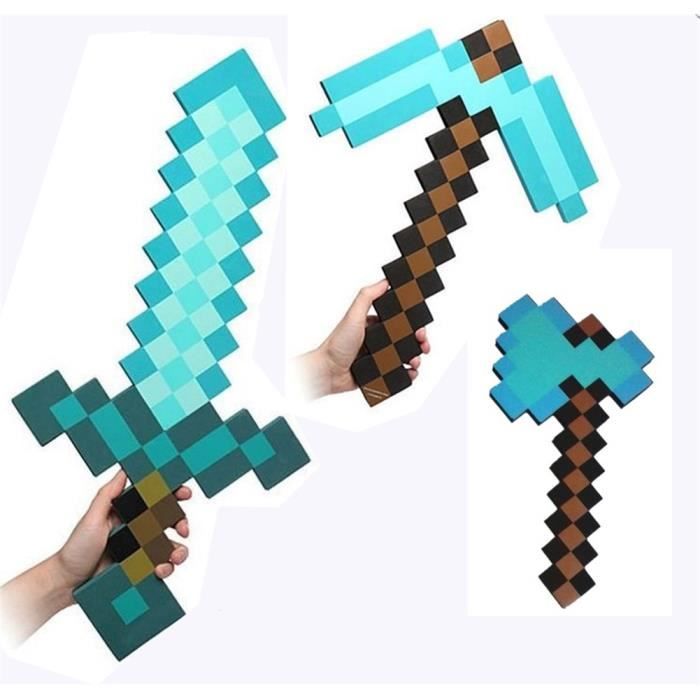 Jouet Minecraft Epee Pioche Cosplay Gaming enfant - Cdiscount Jeux