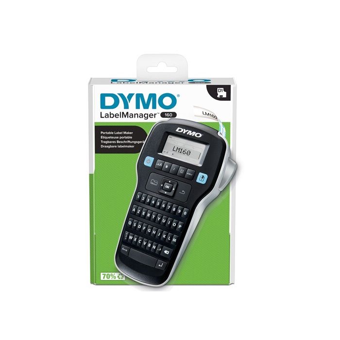 DYMO Etiqueteuse LabelManager 160 Imprimante Portable dÉtiquettes Autocollantes Clavier AZERTY